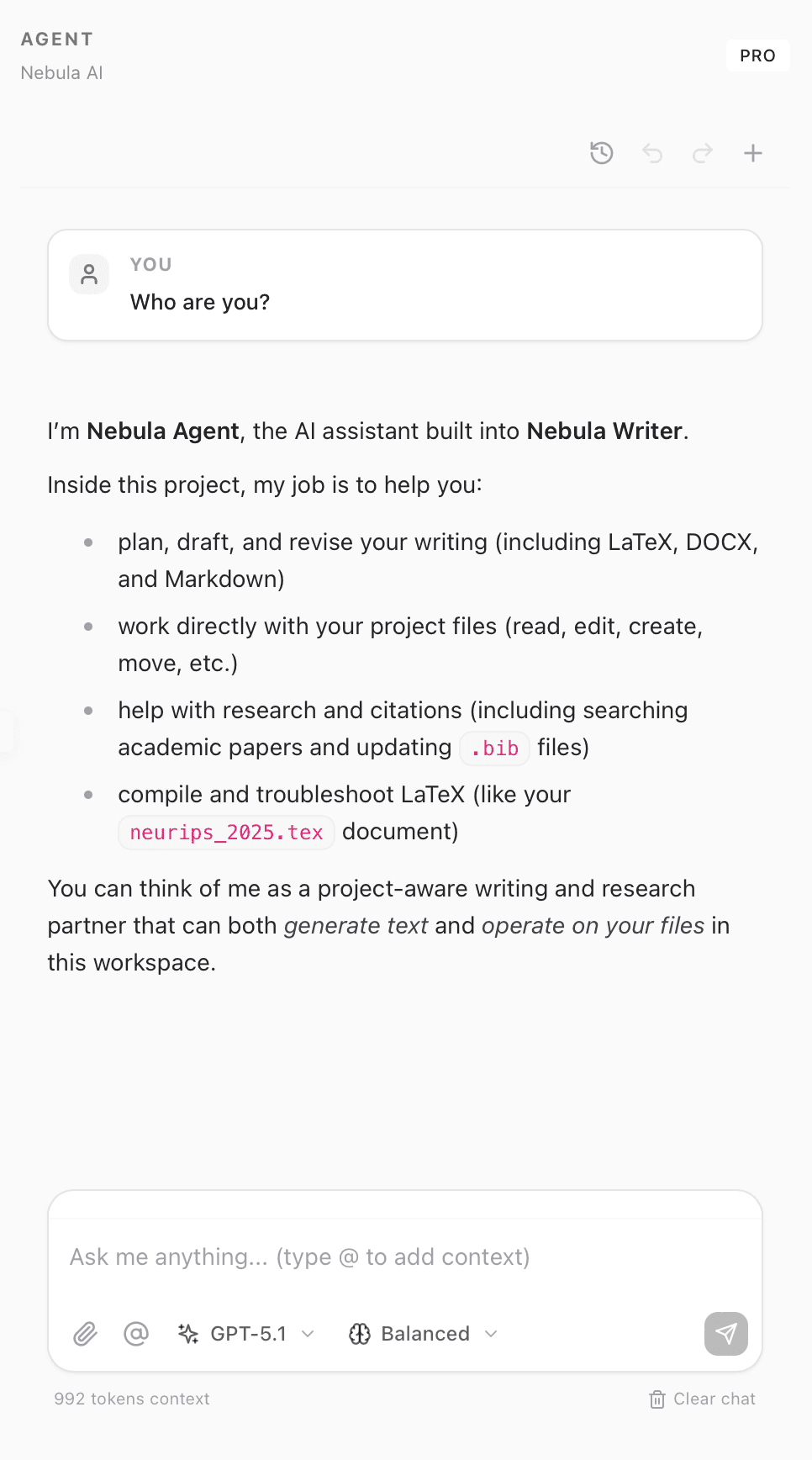 AI Agent Sidebar